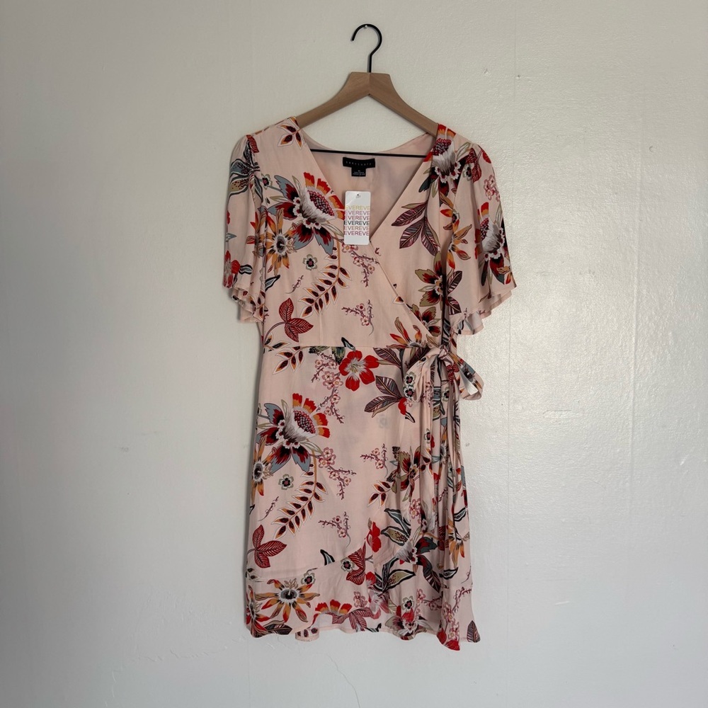 Sanctuary Sassy Wrap Dress Floral Wedding Guest Garden Party Size M NWT